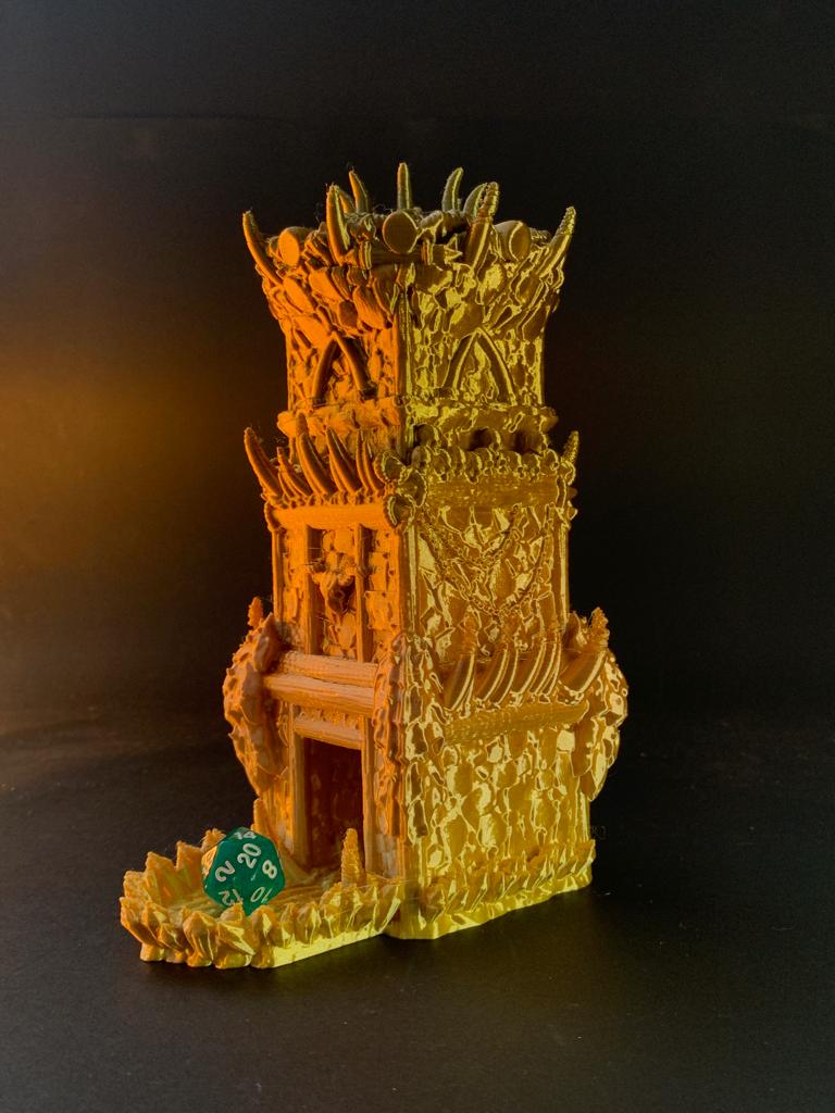 Custom 3D Dice Towers